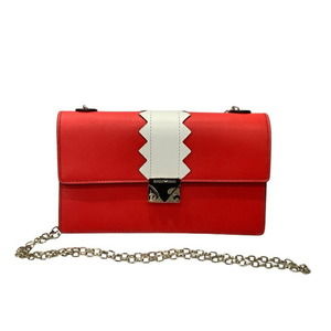 EMPORIO ARMANI Chain Shoulder Bag Mini Pochette Red JA-20885